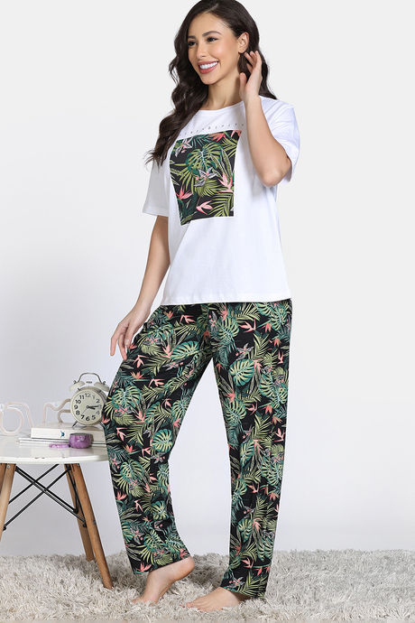 Zivame Knit Poly Pyajama Sets-Tap shoe — image 3